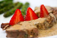 Lamb Chop and Strawberries